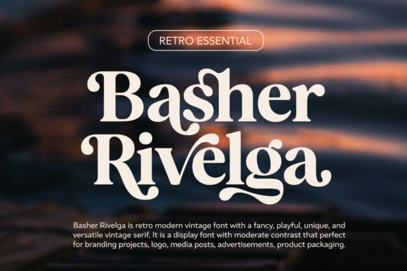 A Marketing Designer's Review of Basher Rivelga Typeface
