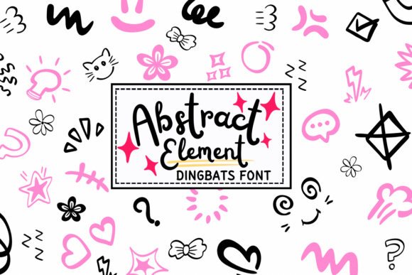 Abstract Element: A Versatile Dingbats Font for Creative Businesses