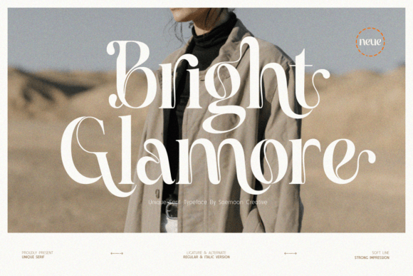 Bright Glamore: The Elegant Font for Sophisticated Brands