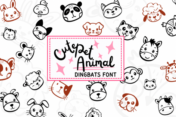 Cute Pet Animal Dingbats Font: A Versatile Tool for Crafters