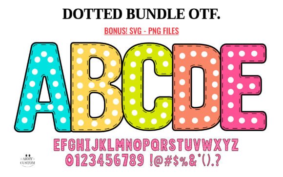 Dotted Bundle Font: Elevate Your Handmade Brand