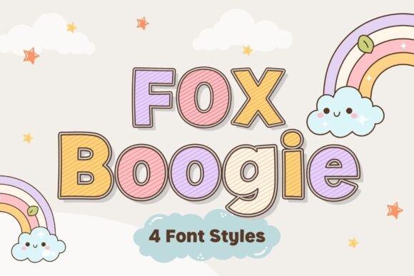 Fox Boogie Typeface: The Joyful Display Font for Digital Projects