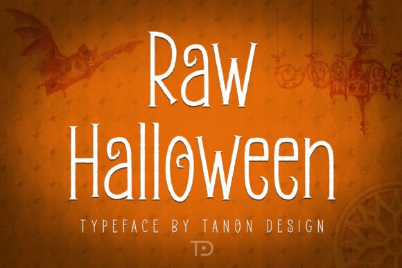 How the Raw Halloween Font Creates Editorial Mood