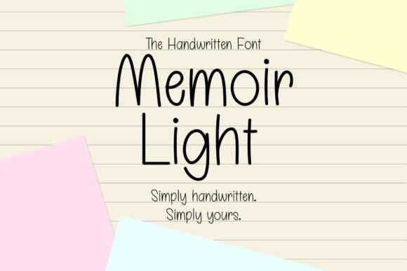 Memoir Light: A Premium Script Font for Digital Storytelling