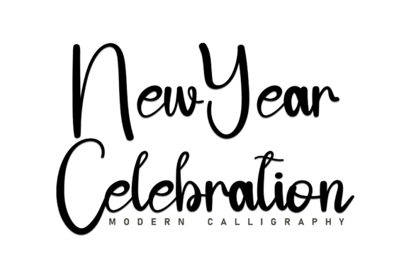 Newyear Celebration: A Handwritten Font for Makers and Creators