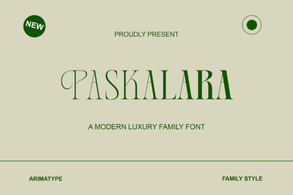 Paskalara: A Serif Font for Elegant Digital Branding