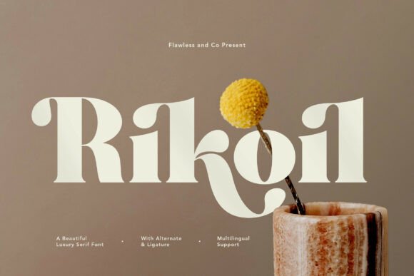 Rikoil: An Elegant Serif Font for Modern Projects