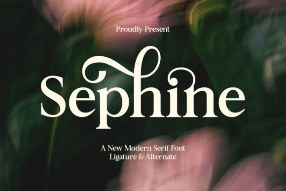 Sephine: A Modern Serif for Elegant Digital Design