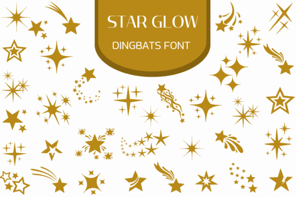 Star Glow Font Review for Editorial Design