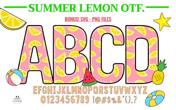 Summer Lemon: A Doodle Font Review for Editorial Design
