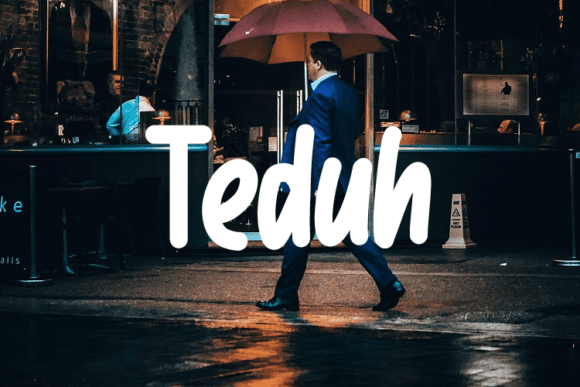 Teduh Font: A Typeface That Brings Cohesion and Polish to a Small Business