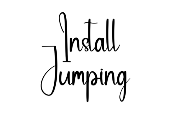 The Install Jumping Font: Editorial Typography for Storytelling