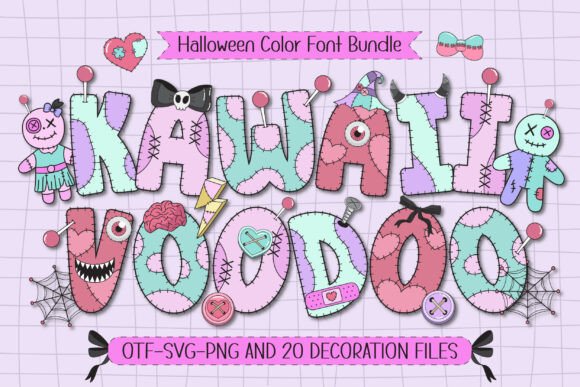 The Kawaii Voodoo Font for Crafters and Shop Owners