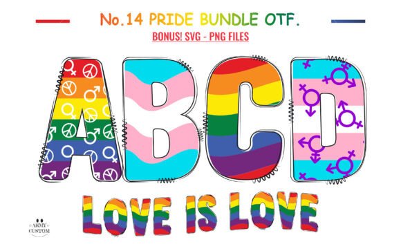 The Love Pride Bundle Font for Modern Web Design