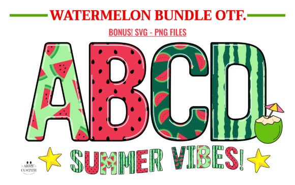 The Watermelon Bundle Font for Modern Web Design