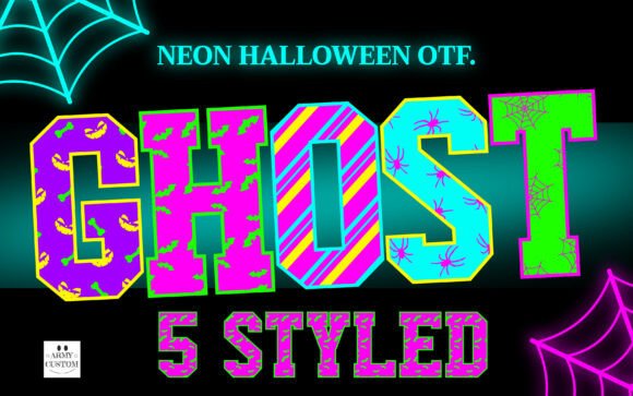 Using Halloweenneon Spider: A Font for Editorial Ambiance