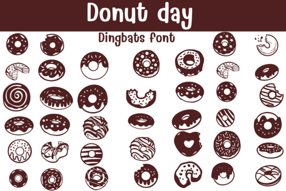 Using the Donut Day Dingbats Font in Marketing Campaigns